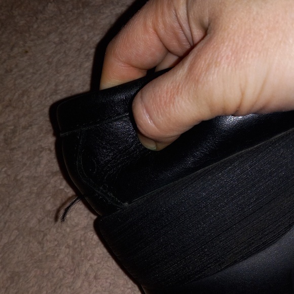 Chunky af leather Eastland platform loafers 8 fit 7-7.5 - Picture 5 of 9